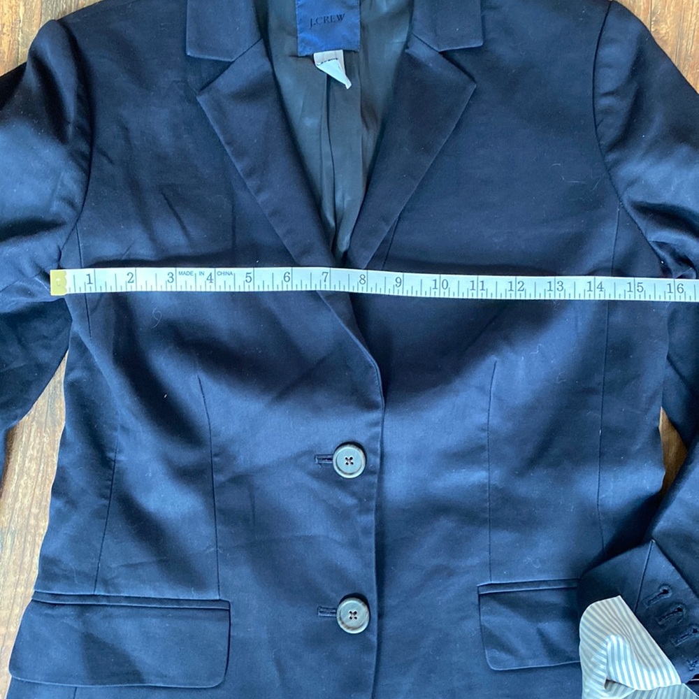 JCrew Cotton suiting blazer
